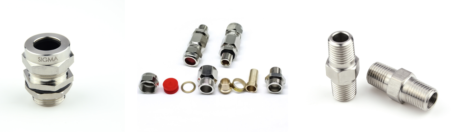 High Pressure Stainless Steel Straight Union Compression Tube Fitting